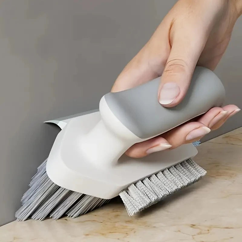 1PCS Multifunction Tile and Grout Cleaning Brush Corner Scrubber Tub Floor Brushes Portable Durable Gap 4 in 1 Cleaning Tools