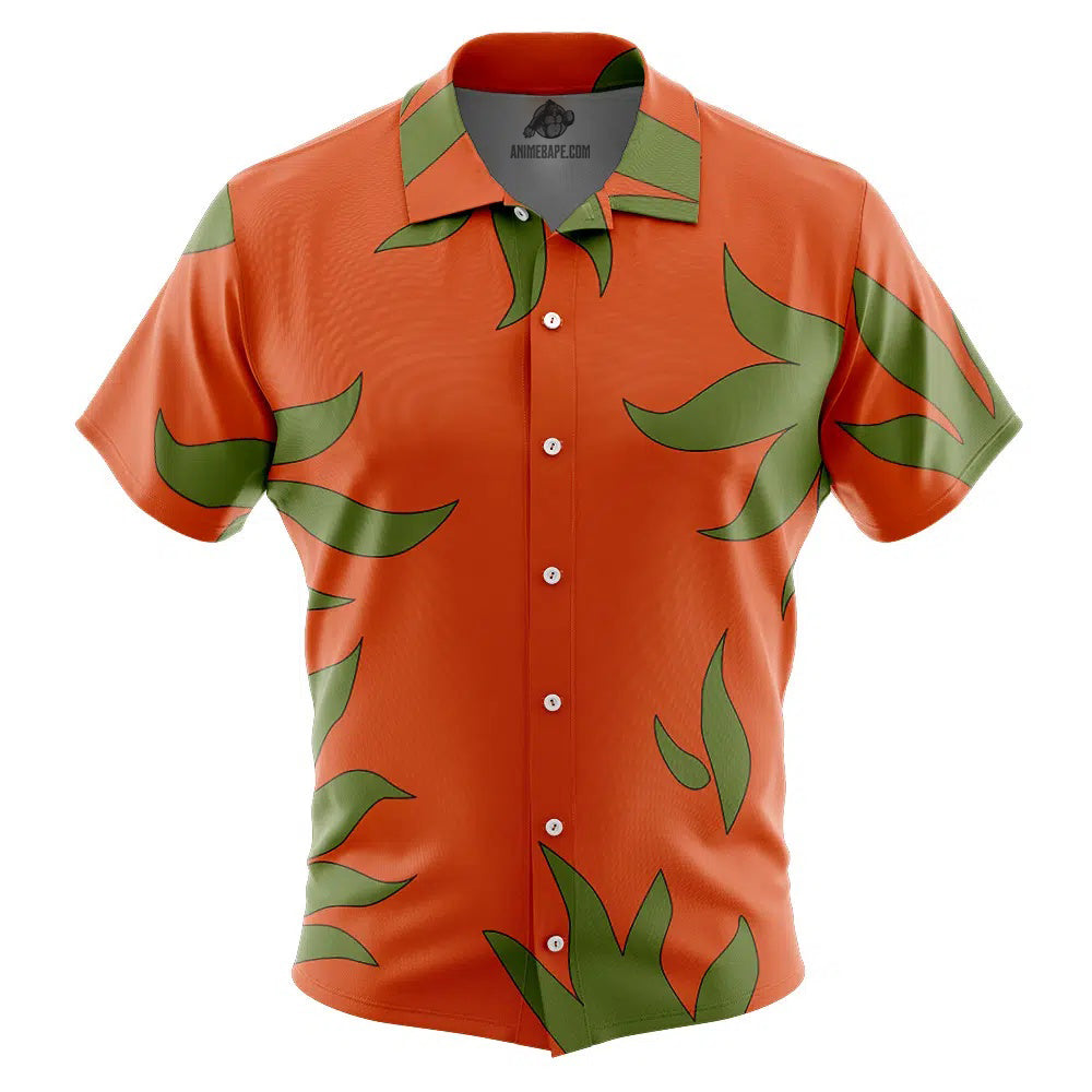 Benny Black Lagoon Button Up Hawaiian Shirt
