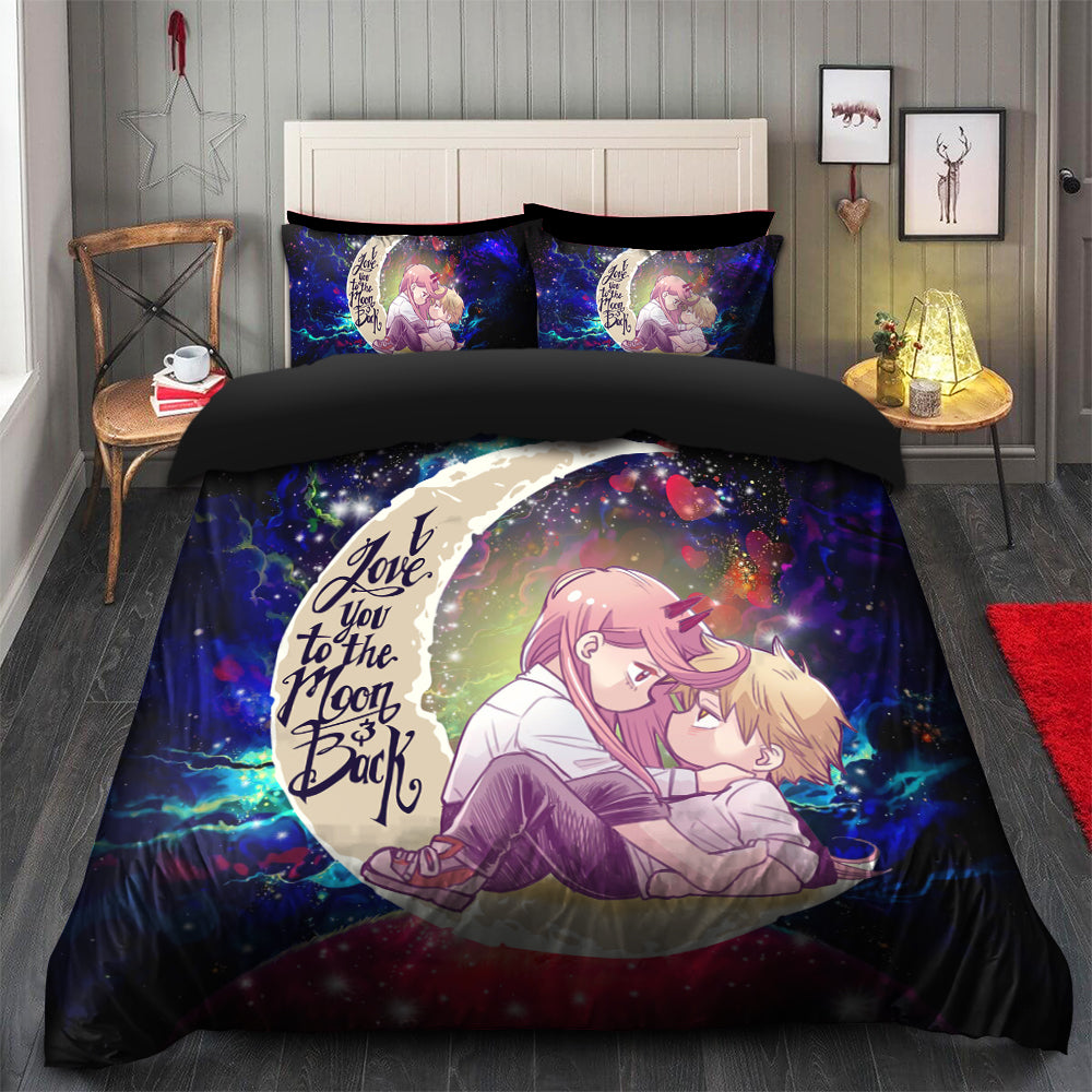 Chainsaw Man Denji Power Galaxy Bedding Set Duvet Cover & Pillowcases