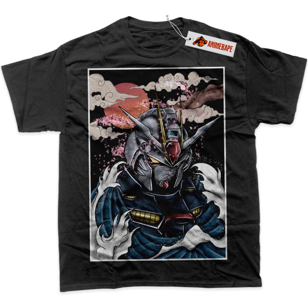 Strike Gundam Anime Graphic T-Shirt, GAT-X105 Shirt for Fans