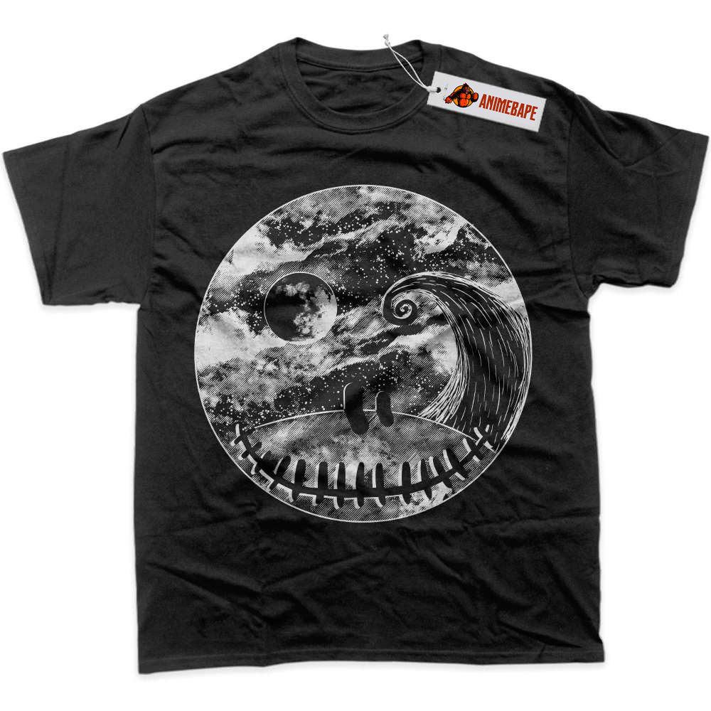 Jack Skellington Nightmare Before Christmas Animated Graphic T-Shirt