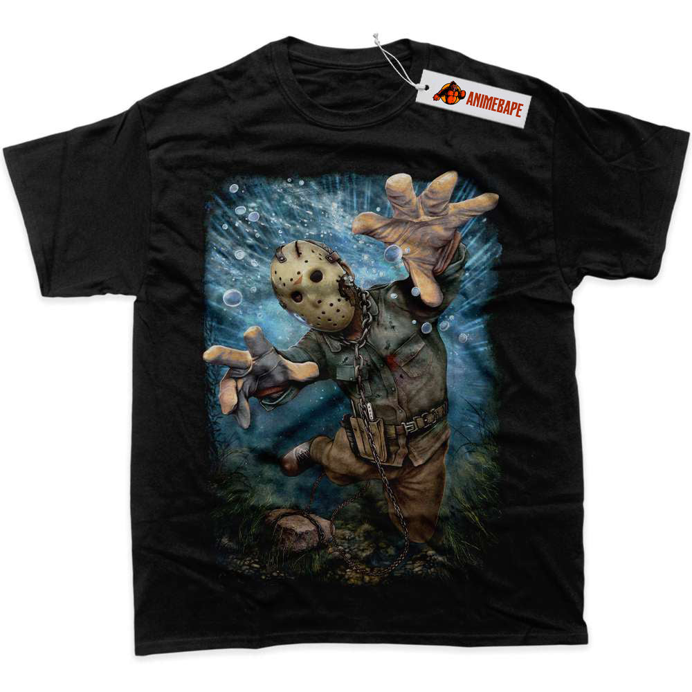Friday the 13th Jason Voorhees Horror Graphic T-Shirt for Halloween