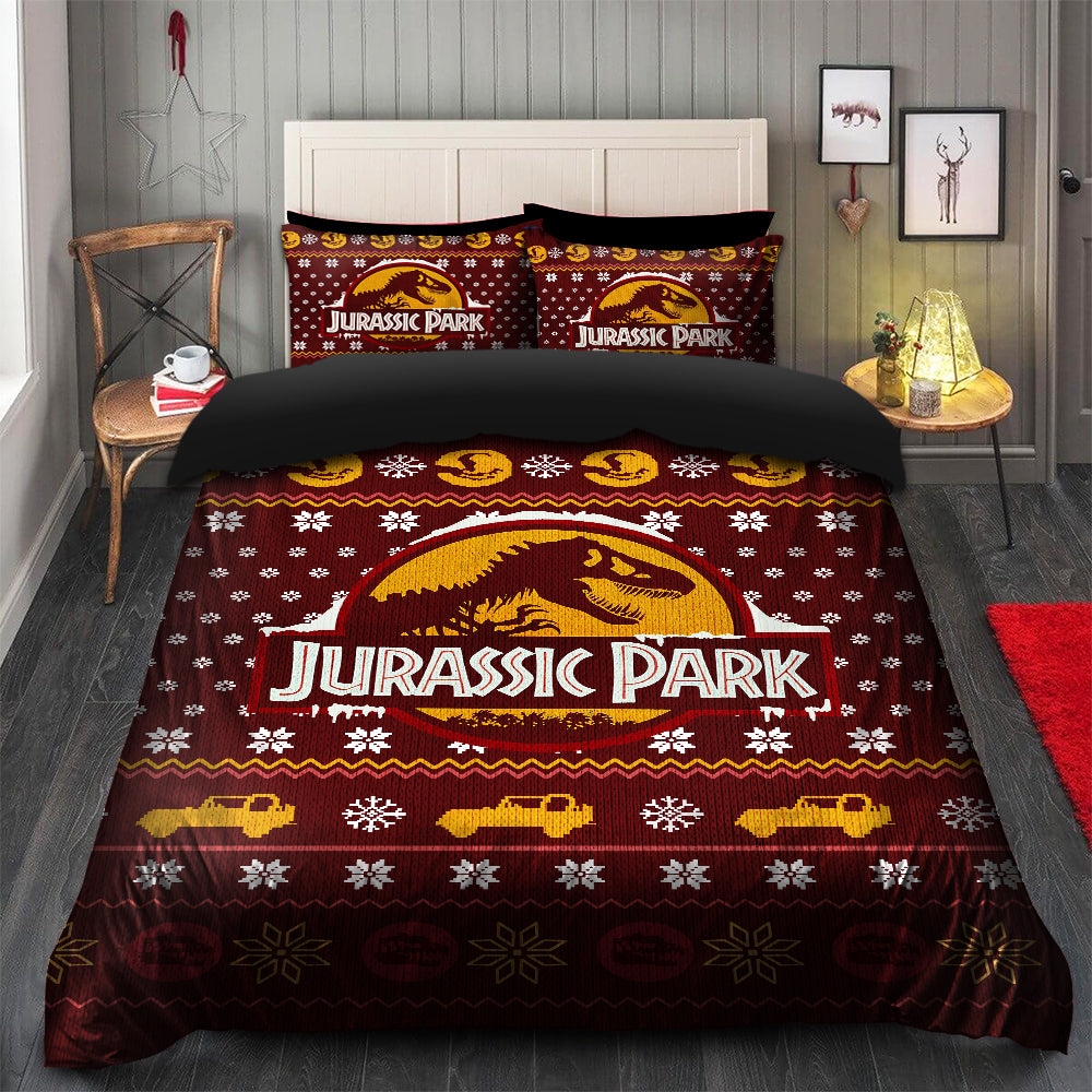 Jurassic Park T-Rex Bedding Set with Duvet Cover & 2 Pillowcases