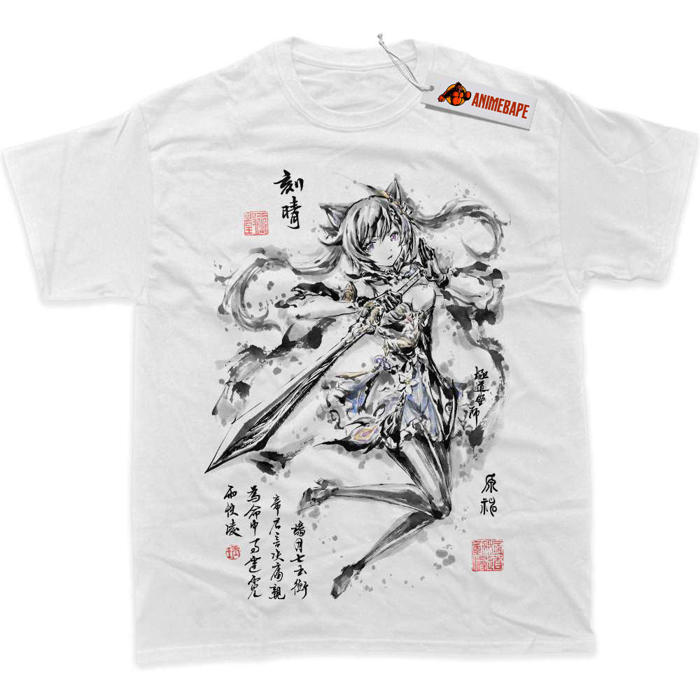 Genshin Impact Keqing Shirt, Graphic T-Shirt for Gamers