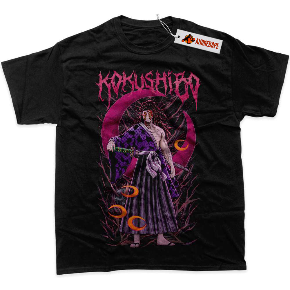 Kokushibo Demon Slayer Anime Graphic T-Shirt for Fans