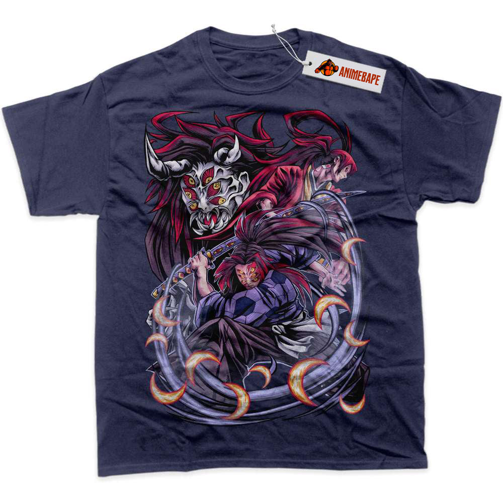 Kokushibo Demon Slayer Anime Graphic T-Shirt for Fans