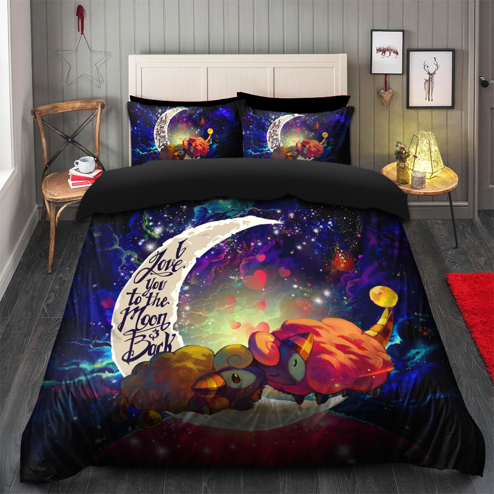 Mareep Pokemon Galaxy Bedding Set, Duvet Cover & 2 Pillowcases