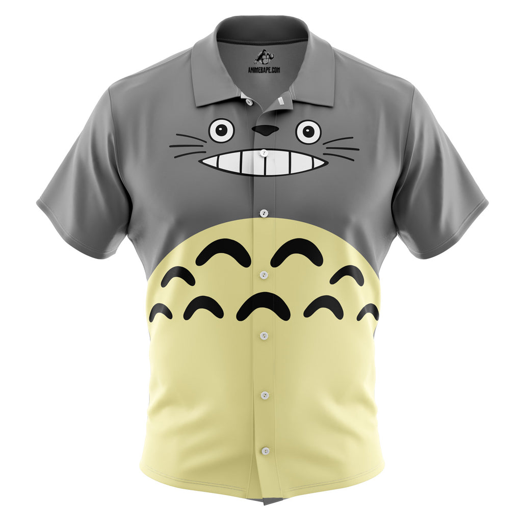 My Neighbor Totoro Studio Ghibli Button Up Hawaiian Shirt