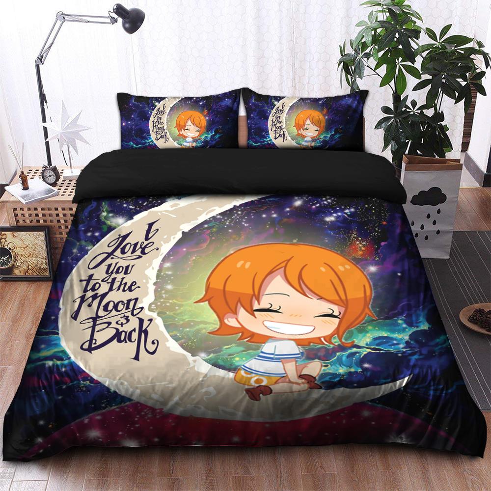 One Piece Nami Galaxy Bedding Set with Duvet Cover & 2 Pillowcases