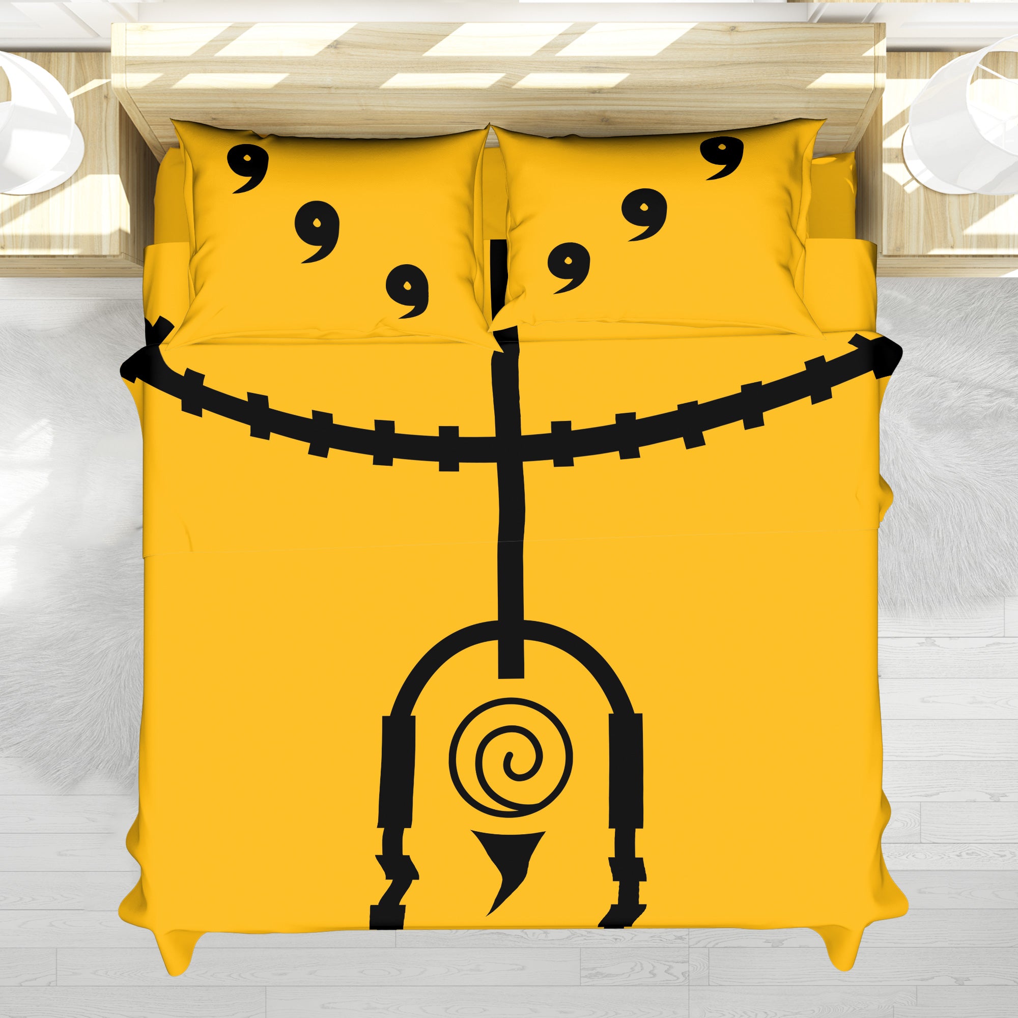 Nine-Tails Chakra Mode Bedding Set