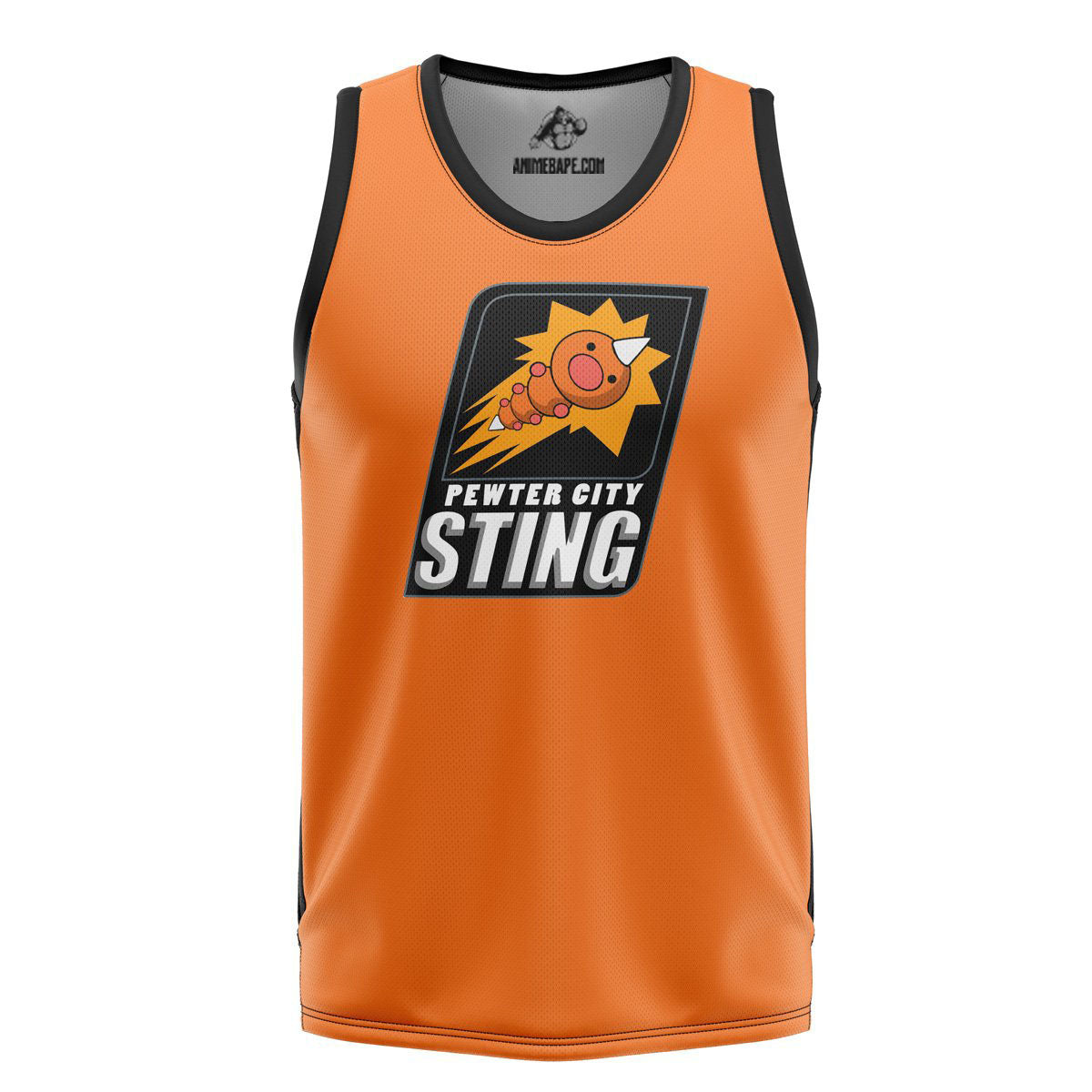 Pewter City Sting Weedle Pokemon Basketball Jersey