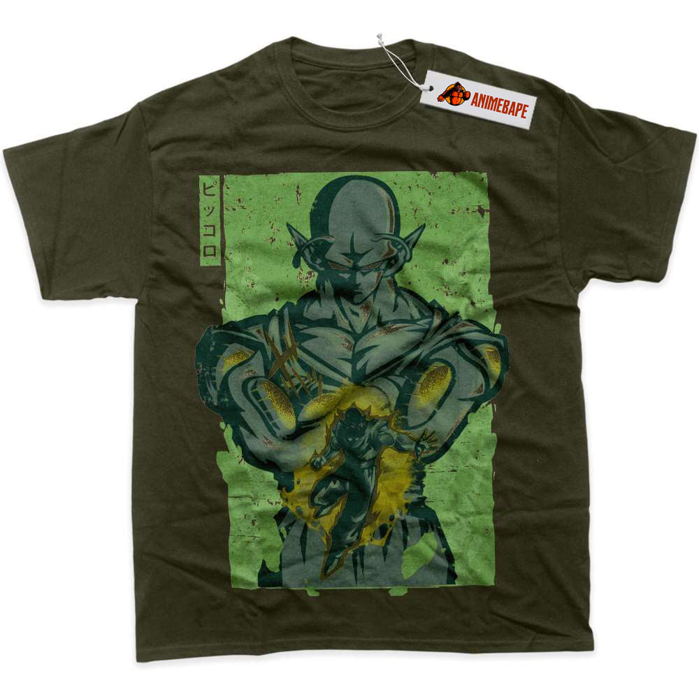 Dragon Ball Z Piccolo Shirt, Anime Graphic T-Shirt for Fans