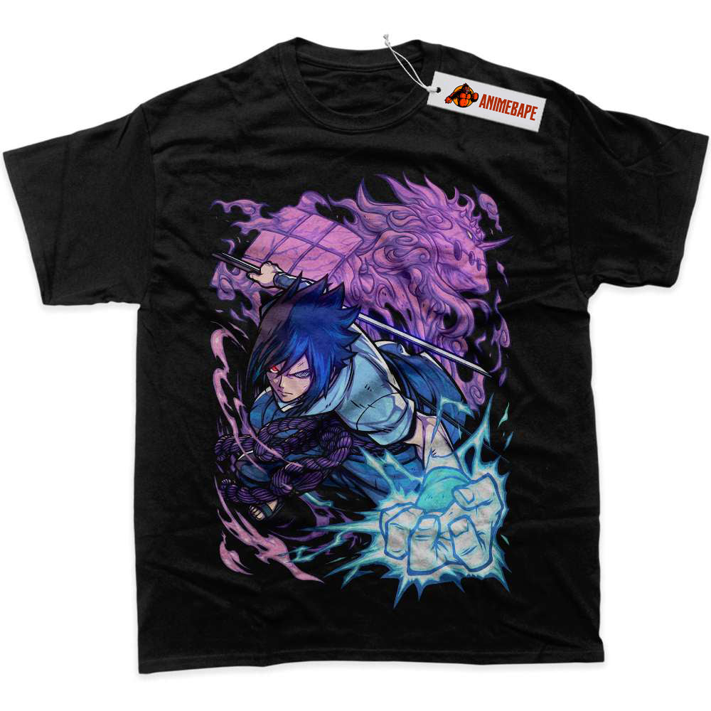 Sasuke Uchiha Naruto Graphic T-Shirt, Anime Shirt for Fans 227