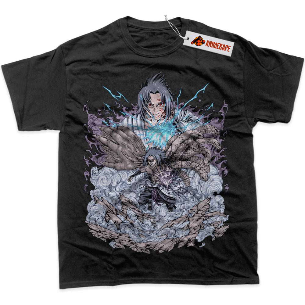 Sasuke Uchiha Anime Shirt, Naruto Graphic T-Shirt for Fans