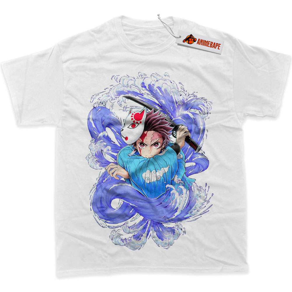 Demon Slayer Tanjiro Kamado Graphic T-Shirt, Anime Shirt for Fans