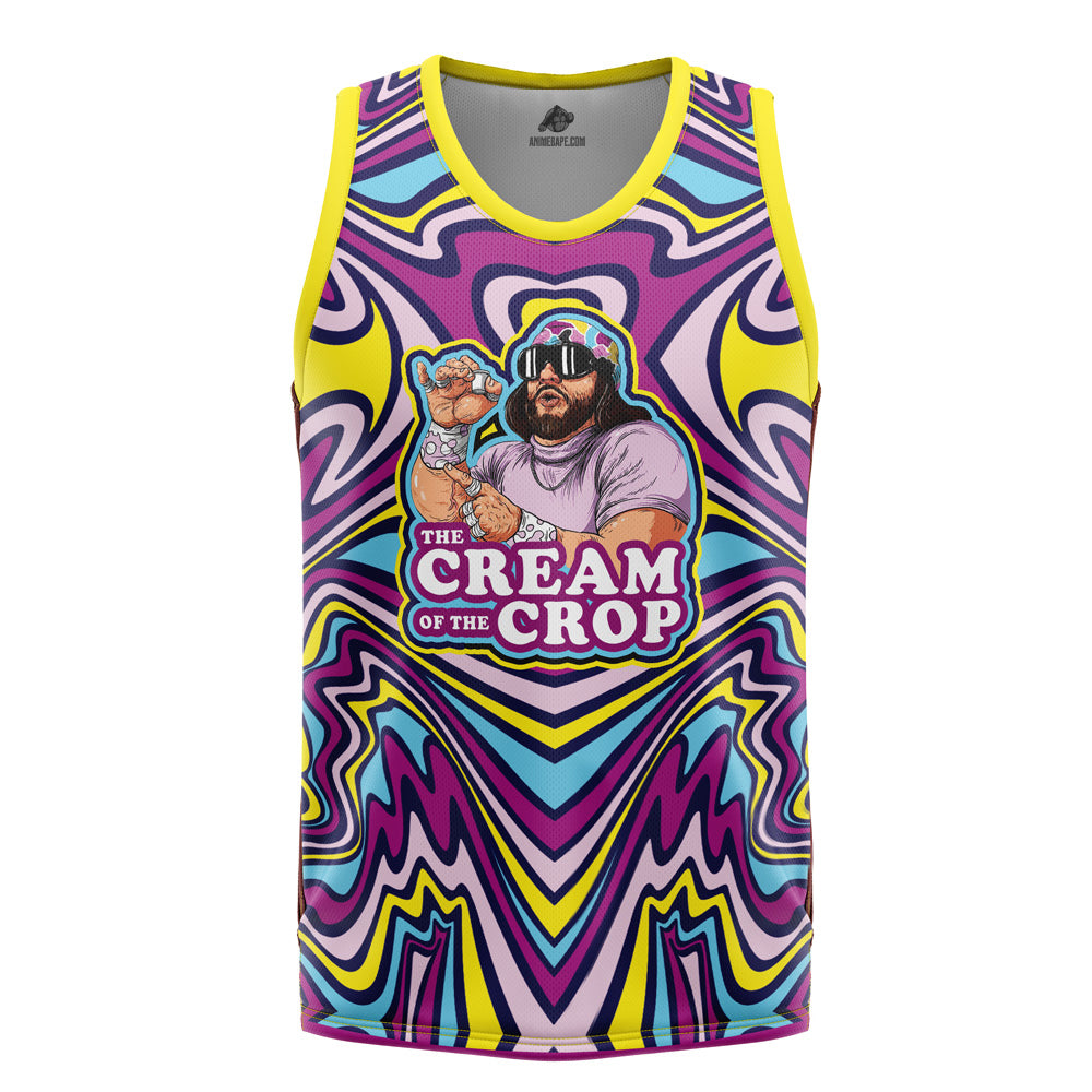 The Cream of the Crop Trippy Randy Savage Pop Culture Basketball Jersey