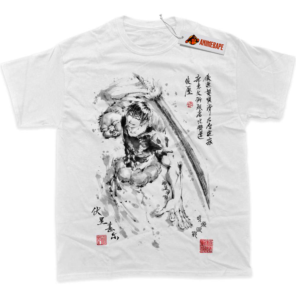 Toji Fushiguro Graphic T-Shirt, Jujutsu Kaisen Anime Shirt