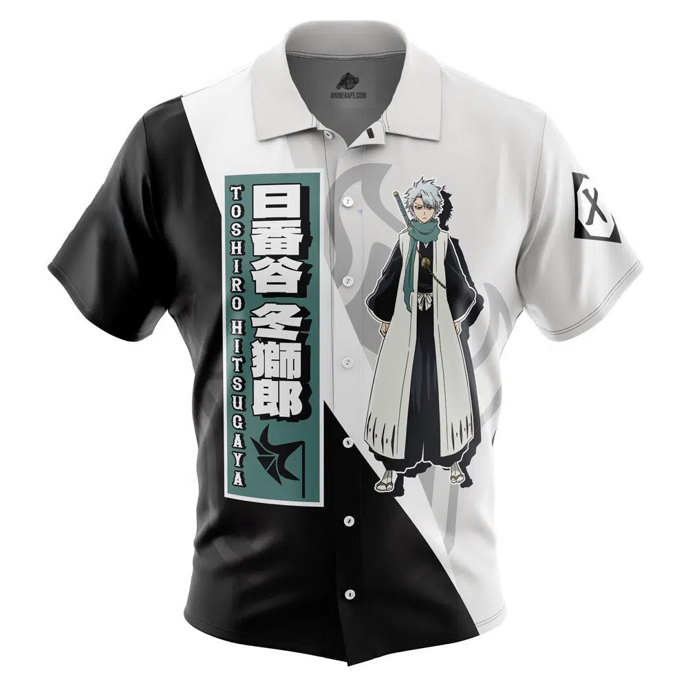 Toshiro Hitsugaya TYBWA Bleach Button Up Hawaiian Shirt