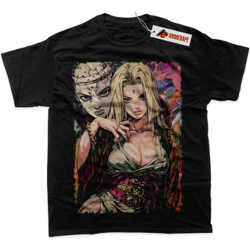 Tsunade Senju Naruto Anime Graphic T-Shirt for Fans