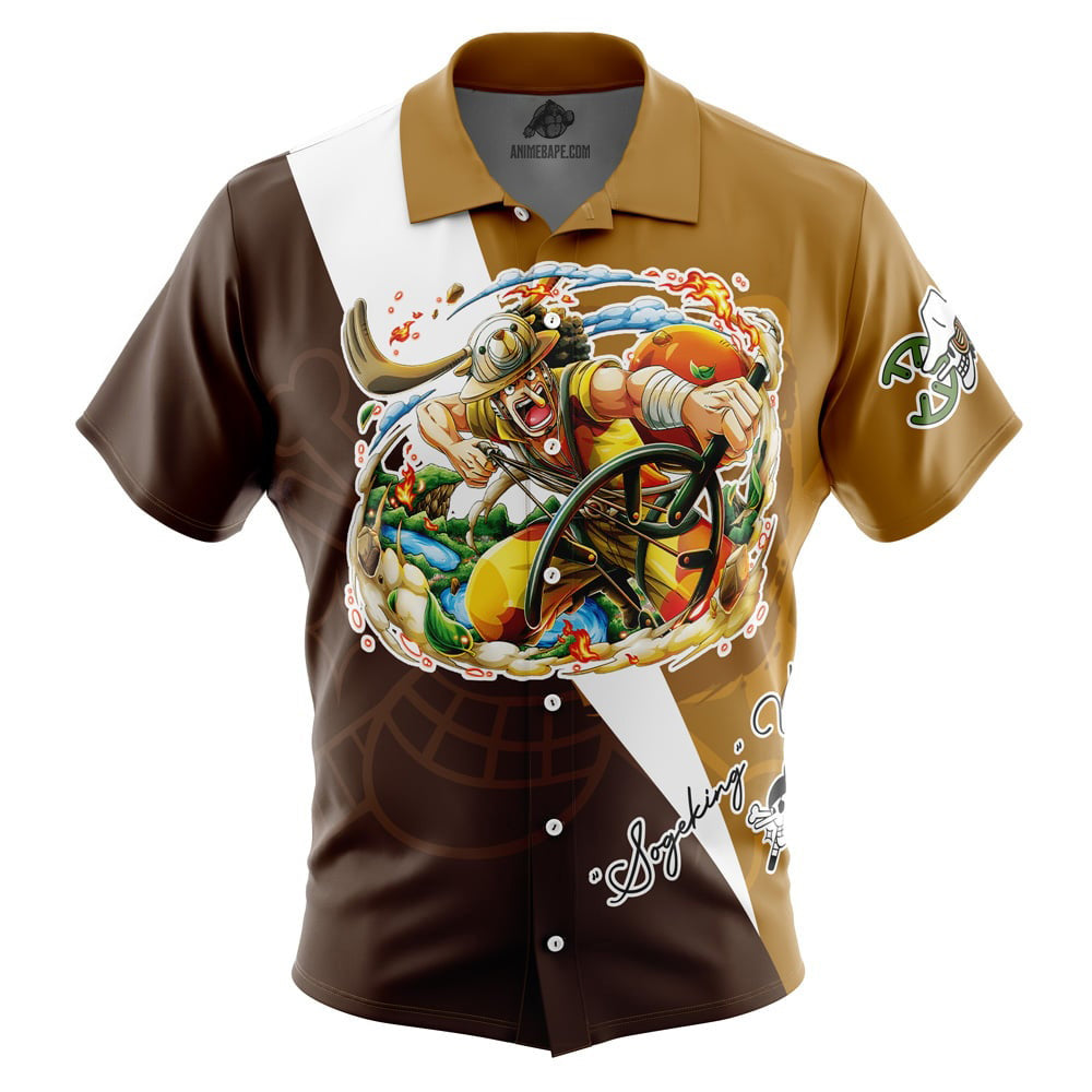 Usopp One Piece Button Up Hawaiian Shirt