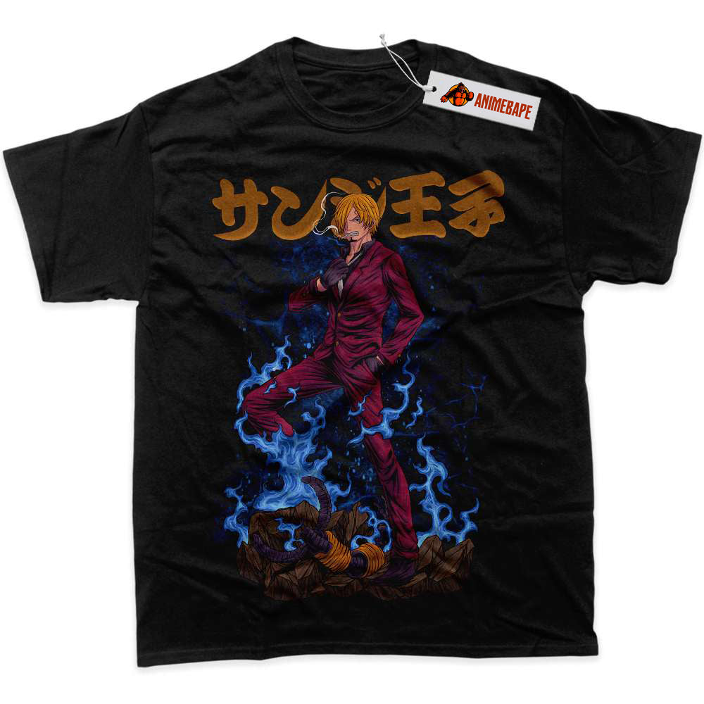 One Piece Vinsmoke Sanji Anime Graphic T-Shirt for Fans