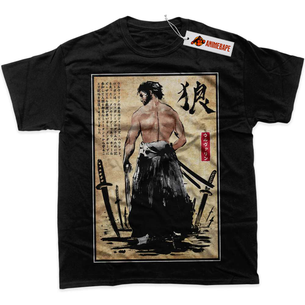 Wolverine X-Men Graphic T-Shirt, Marvel Comics Apparel 312