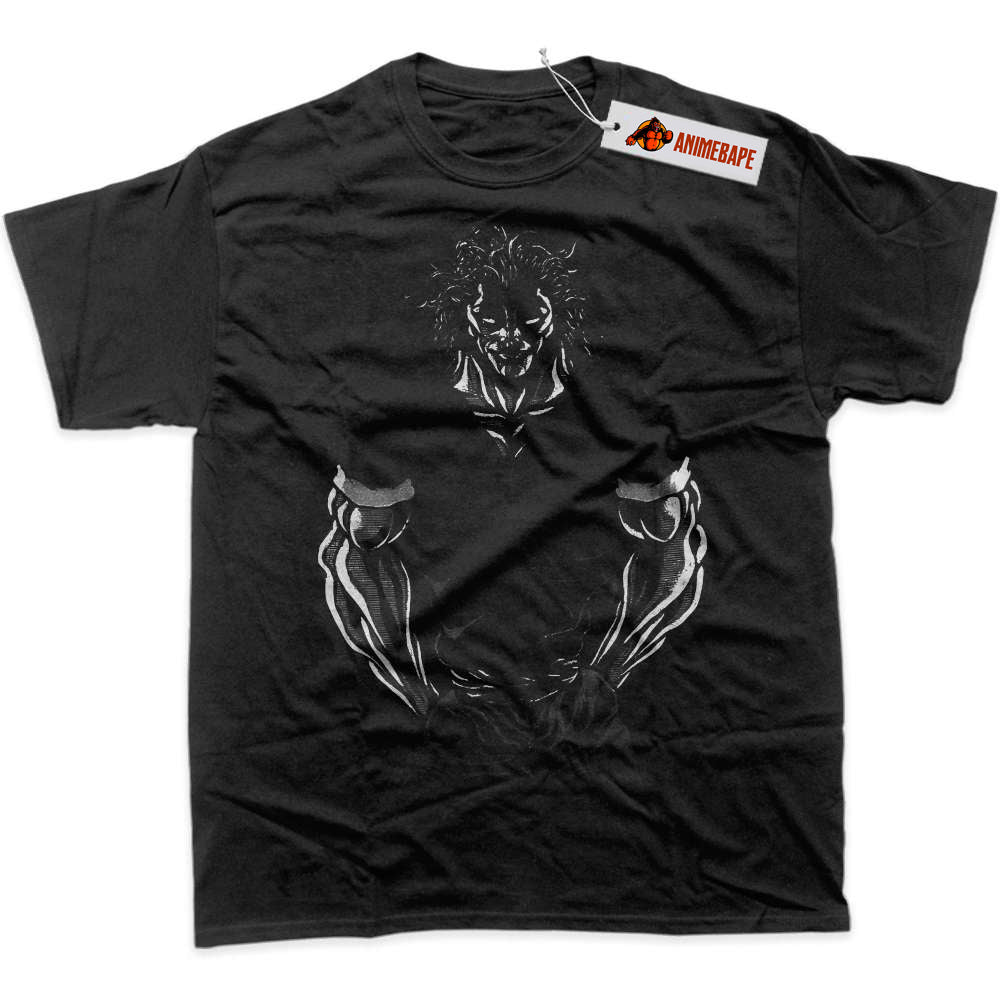 Yujiro Hanma Graphic T-Shirt, Baki Anime shirt for Fans